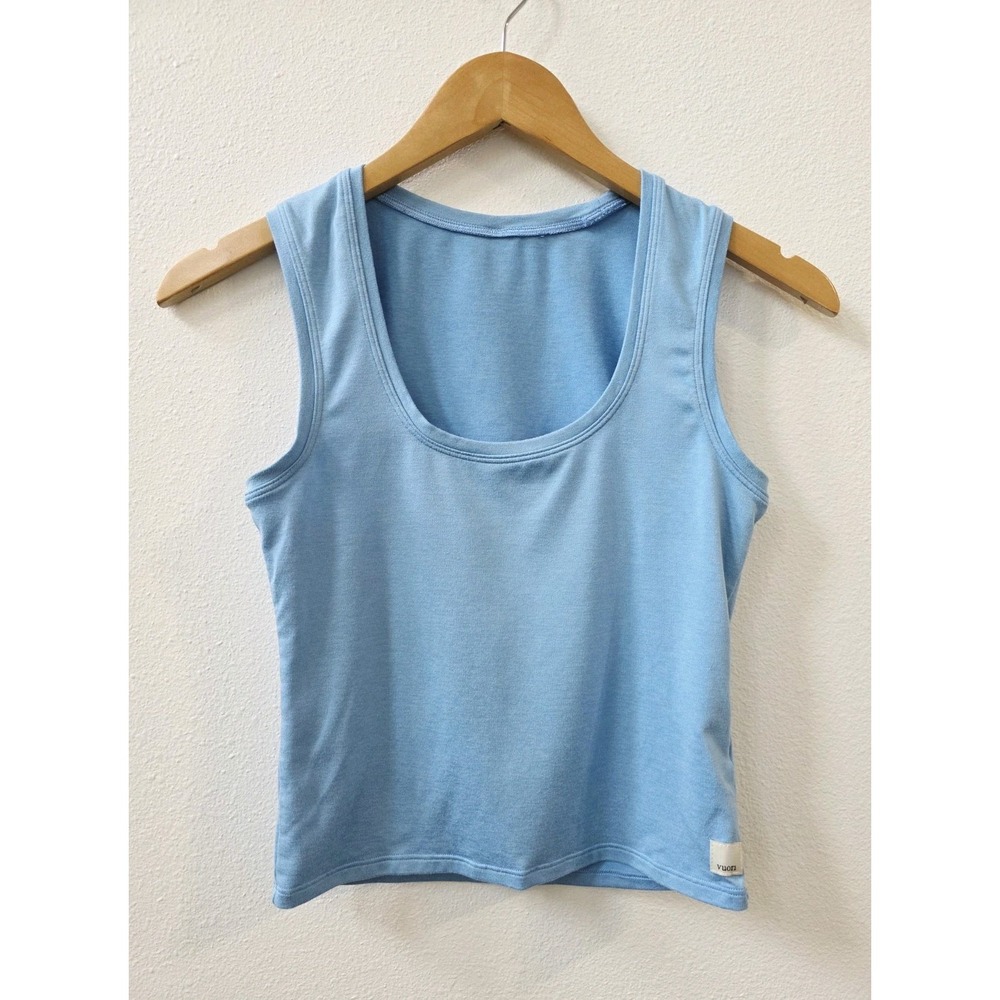 Vuori Halo Essential Scoop Neck Tank Women's Size XS Blue Athleisure